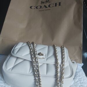 Coach: Pillow Madison Shoulder Bag with Quilting in Black